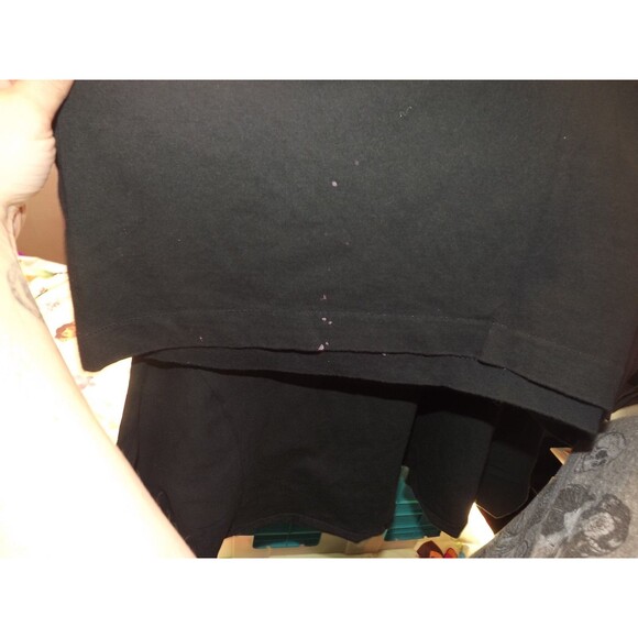 VTG XL Fruit of the Catalina Island Single Stitch Tshirt Palm Tree Black STAIN - Picture 2 of 6
